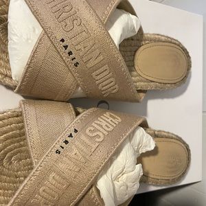 Beige Christian Dior sandals